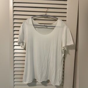 Armani Collezioni Cream Short Sleeve Tee